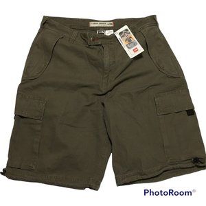 NWT The North Face Heritage Logo Cargo Shorts Men’s Waist Size 38 L Green NEW